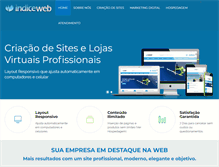 Tablet Screenshot of indiceweb.com.br